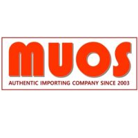 Logo of the South Korean importer Muos, a company that imports Belgian beers