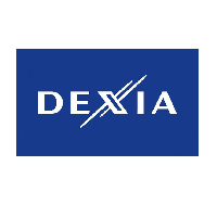 Logo of the Belgian financial institution Daxia Group, which offers several services to South Korean clients.