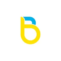 Blue and yellow logo of the Korean company, Beyond Company, a company specialized in importing Belgian beers